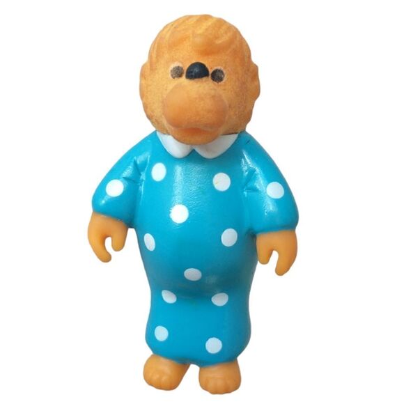 Berenstain Bears Mama Bear Figure McDonalds 1986 S&J Cake Topper Rubber Vintage. - Picture 1 of 12